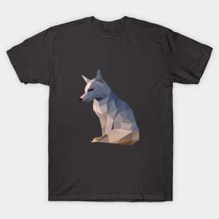 Geometric Arctic Fox T-Shirt